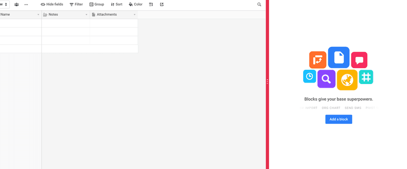 airtable onboarding example