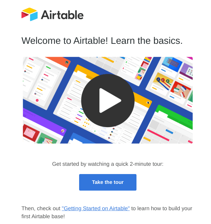 onboard invited users email