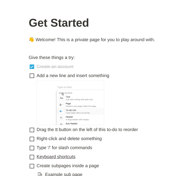 onboard invited users notion