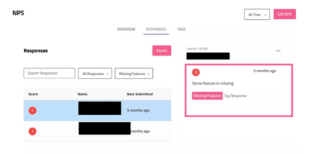nps qualitative antwort userpilot tracking