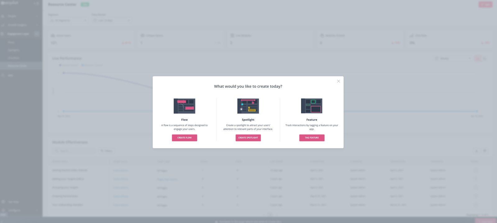 Userpilot flow builder