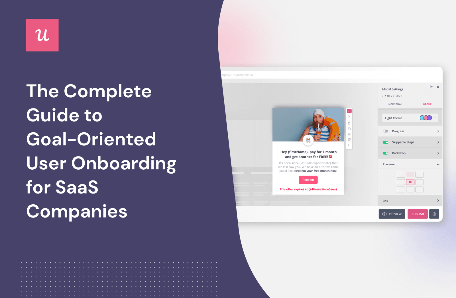 The Complete Guide to Goal-Oriented User Onboarding for SaaS Companies cover